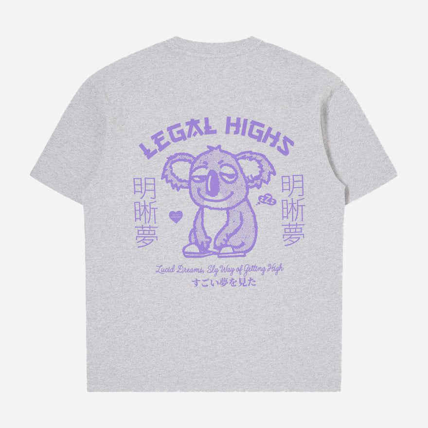 Legal Highs T-shirt - Grey Marl