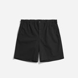 Ezra Relaxed Organic Stretch Twill Short - Black