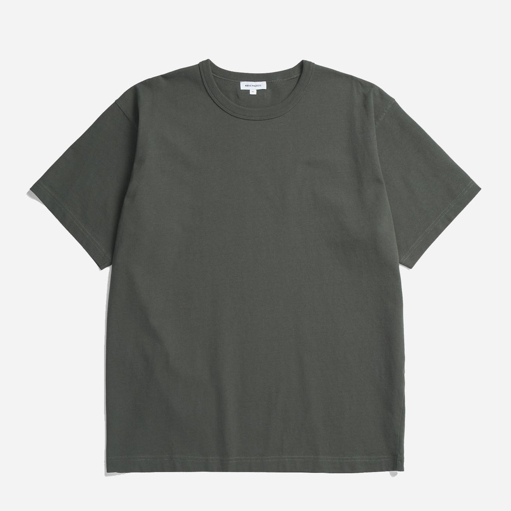 Simon Heavy T-shirt - Black Olive