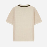 Logo Head Pointelle Polo - Natural