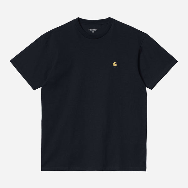 S/S Chase T-Shirt - Dark Navy/ Gold