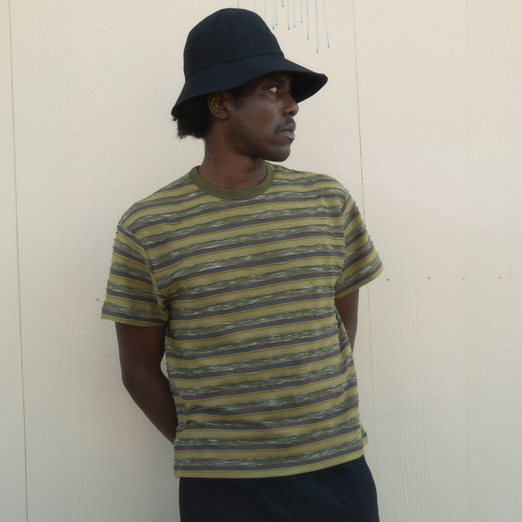 Casey Striped T-shirt - Moss