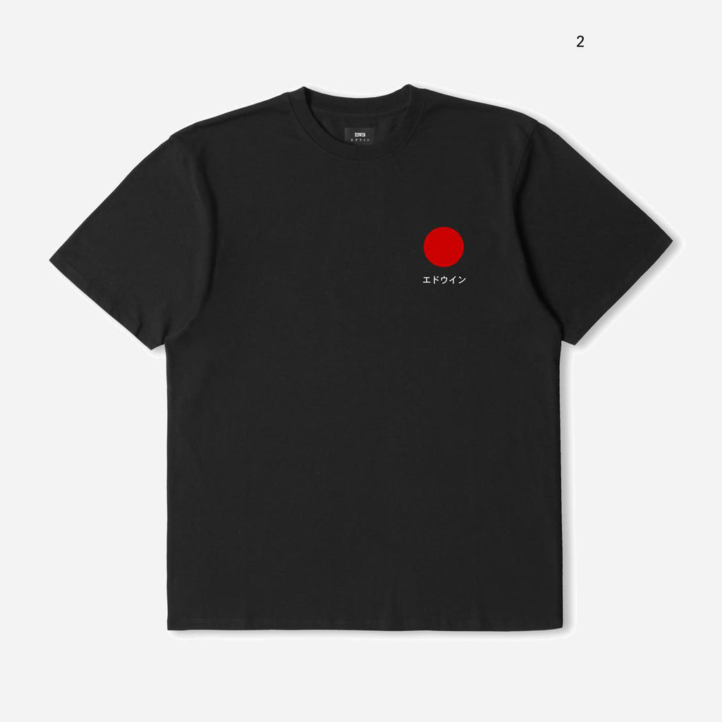 EDWIN Japanese Sun T-Shirt - Black