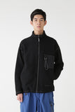 re wool JQ stand zip - Black