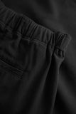 Ezra Relaxed Organic Stretch Twill Short - Black