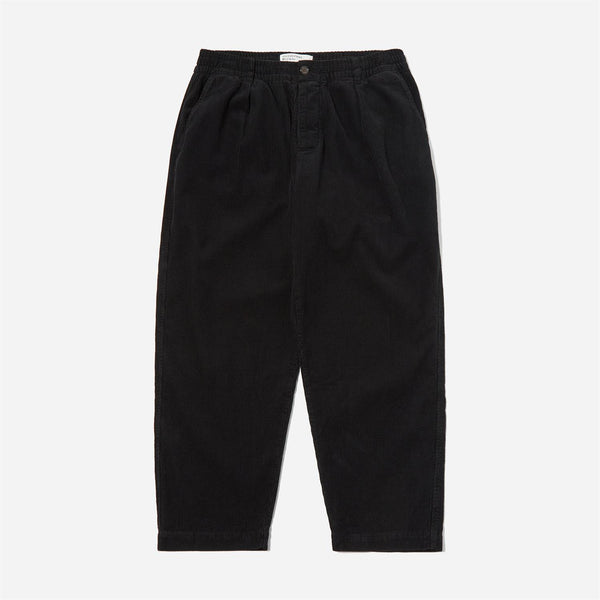 Pleated Track Pant - Black Cord