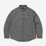 Washed Denim Shirt - Grey