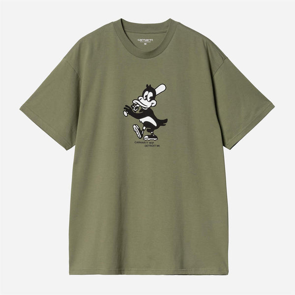 S/S Home Run T-Shirt - Dollar Green