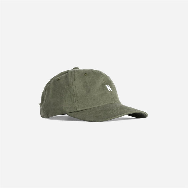 Twill Sports Cap - Sediment Green