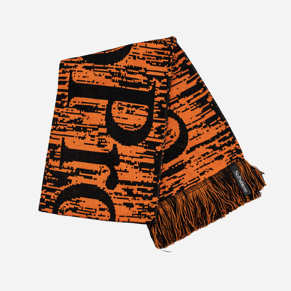 No Problemo Glitch Scarf - Orange